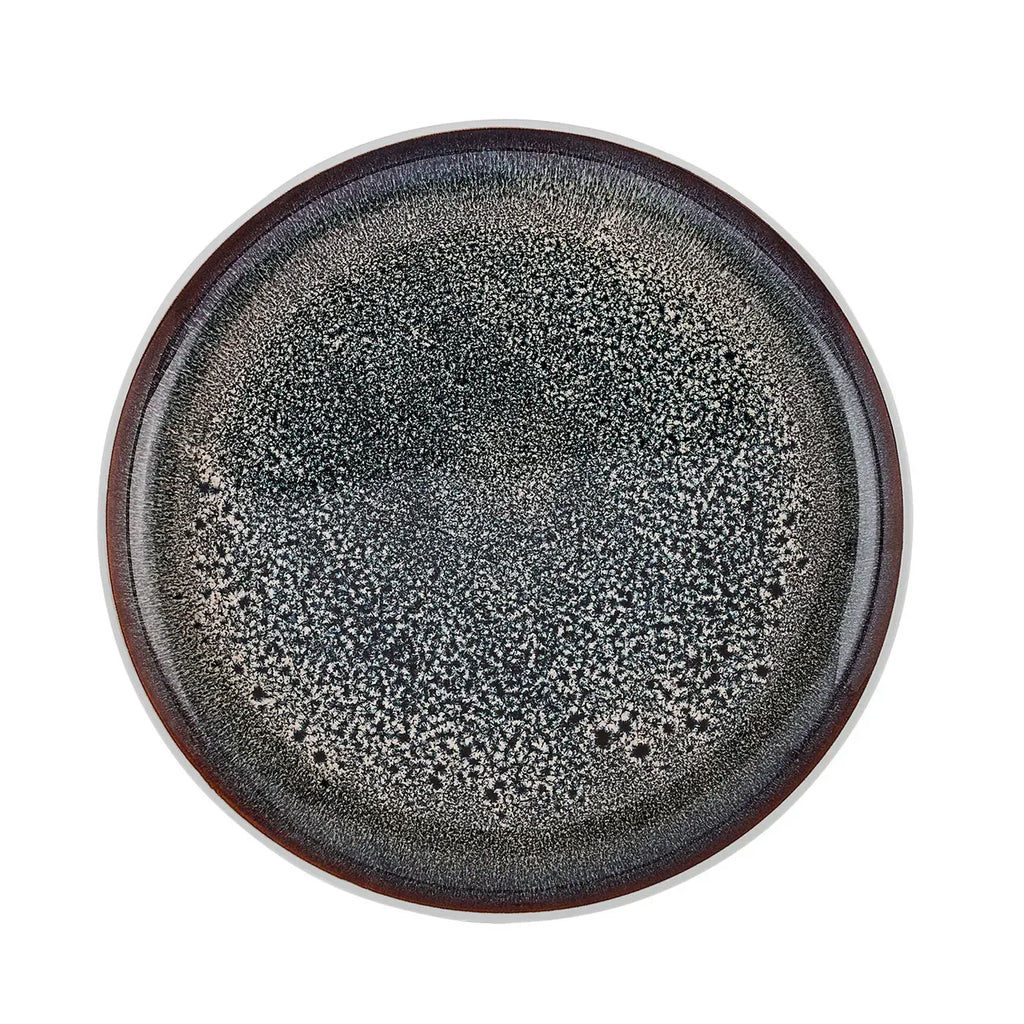 Cosmic Reactive Glaze Stoneware Dinnerware Set – 59 Pieces, Service for 12