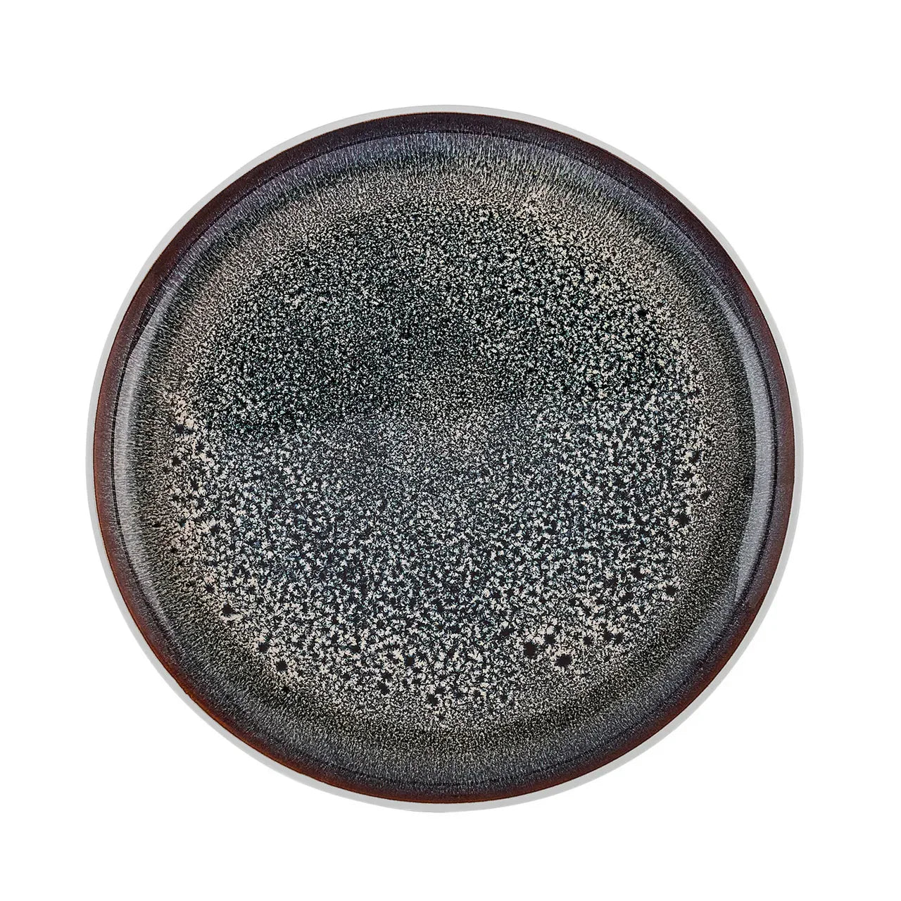 Cosmic Reactive Glaze Stoneware Dinnerware Set – 59 Pieces, Service for 12