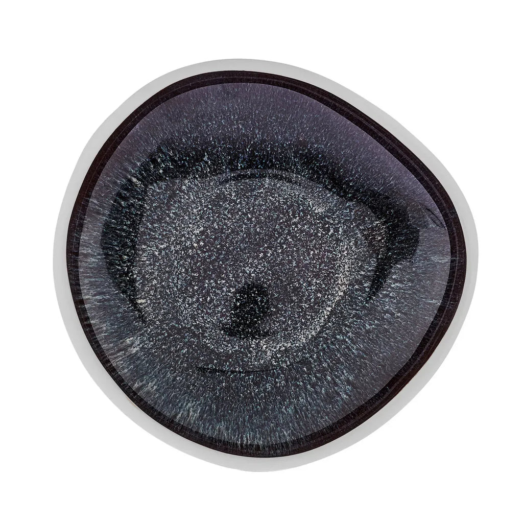 Cosmic Reactive Glaze Stoneware Dinnerware Set – 59 Pieces, Service for 12
