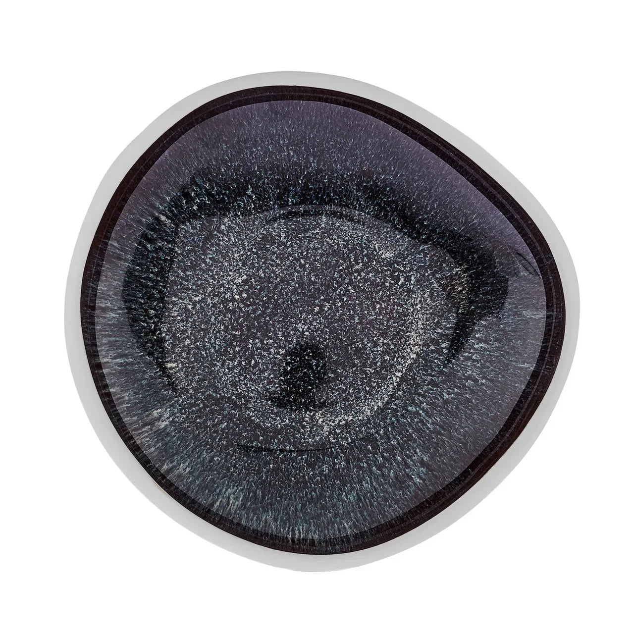 Cosmic Reactive Glaze Stoneware Dinnerware Set – 59 Pieces, Service for 12