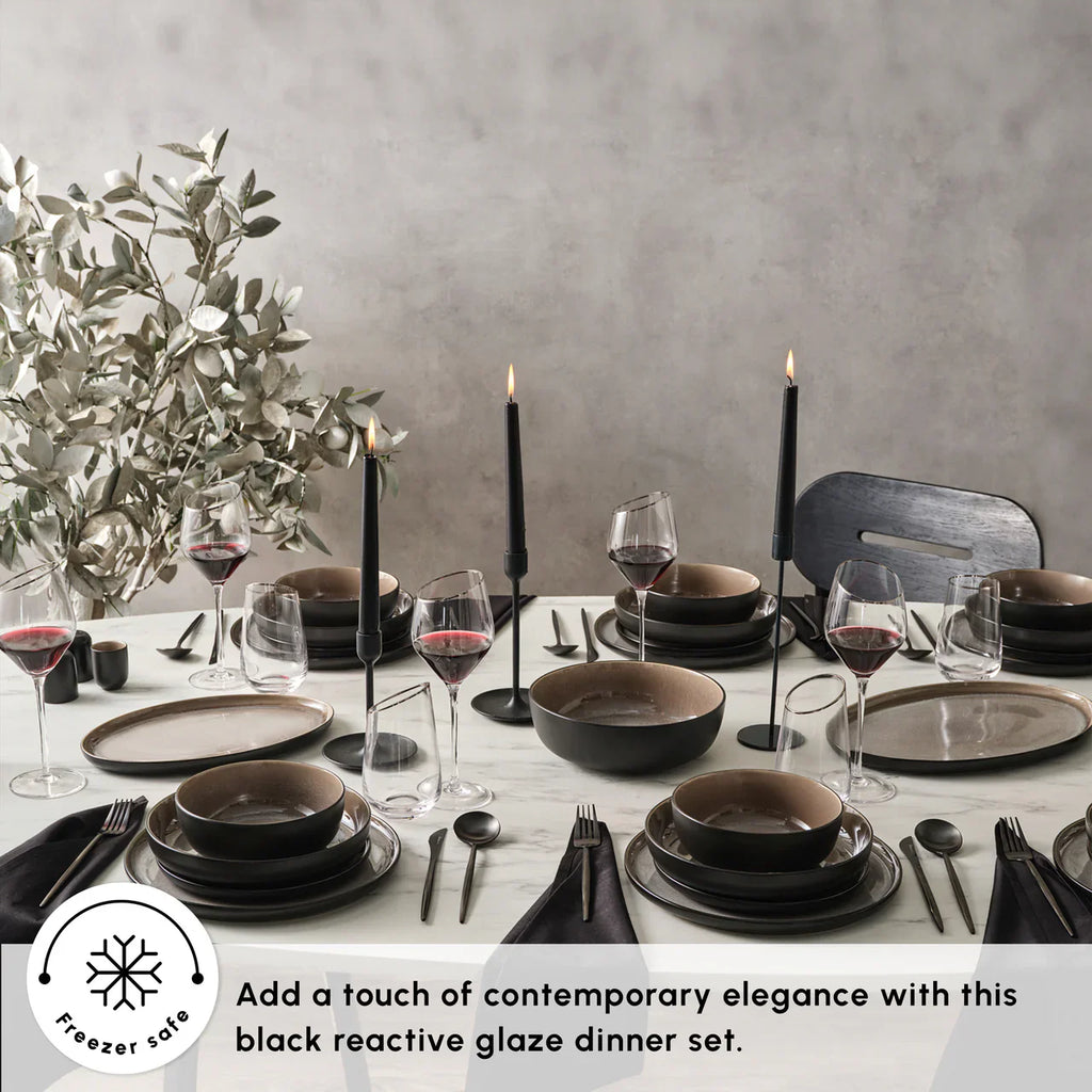 Earth Collection Mercure — 59-Piece Stoneware Set for 12