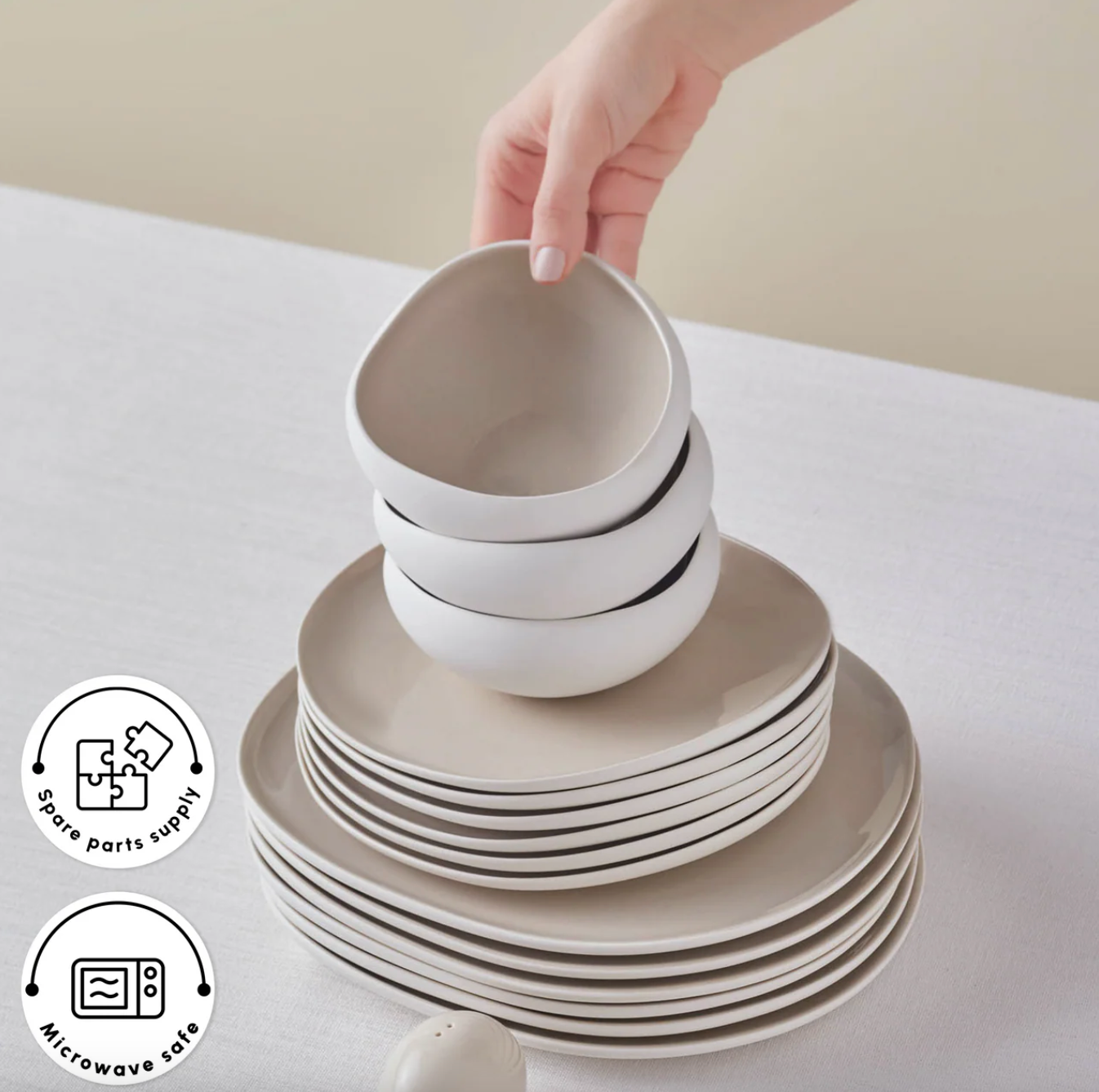 Red Carpet Earth Collection — Cupid 59-Piece Dinner Set