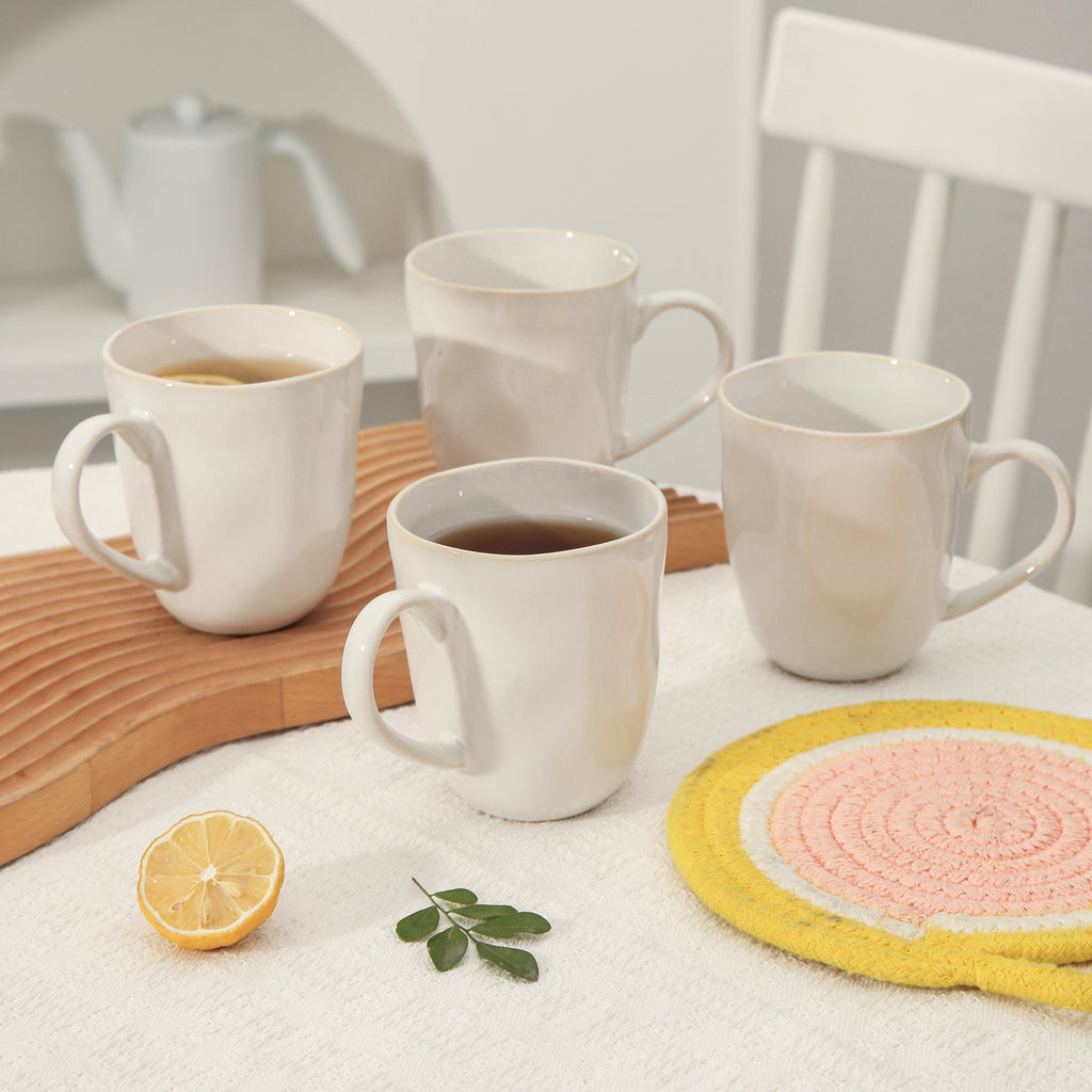 Pearl White Organic Mug Set