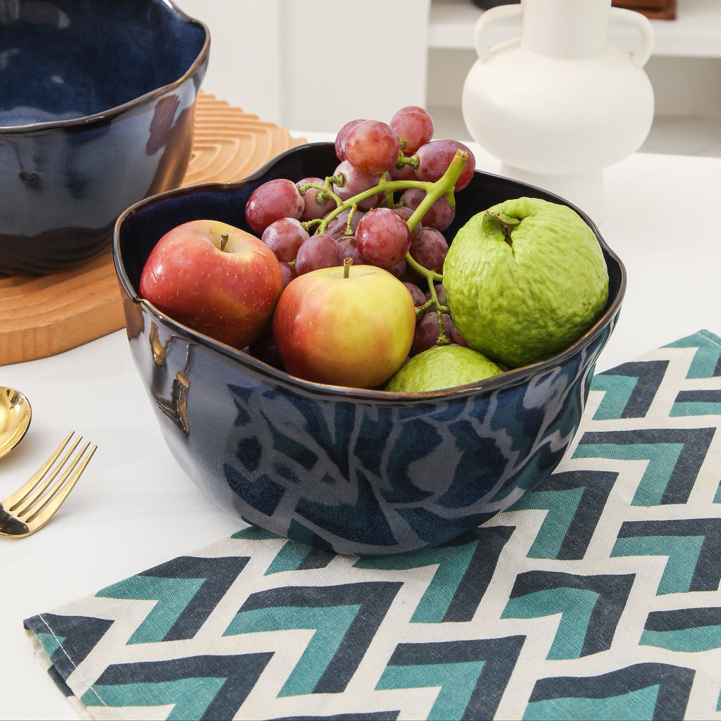 Ocean Blue Organic Deep Bowl Set