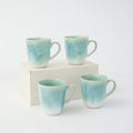 Aqua Blue Organic Mug Set