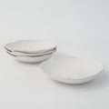 Pearl White Organic Deep Plate Set