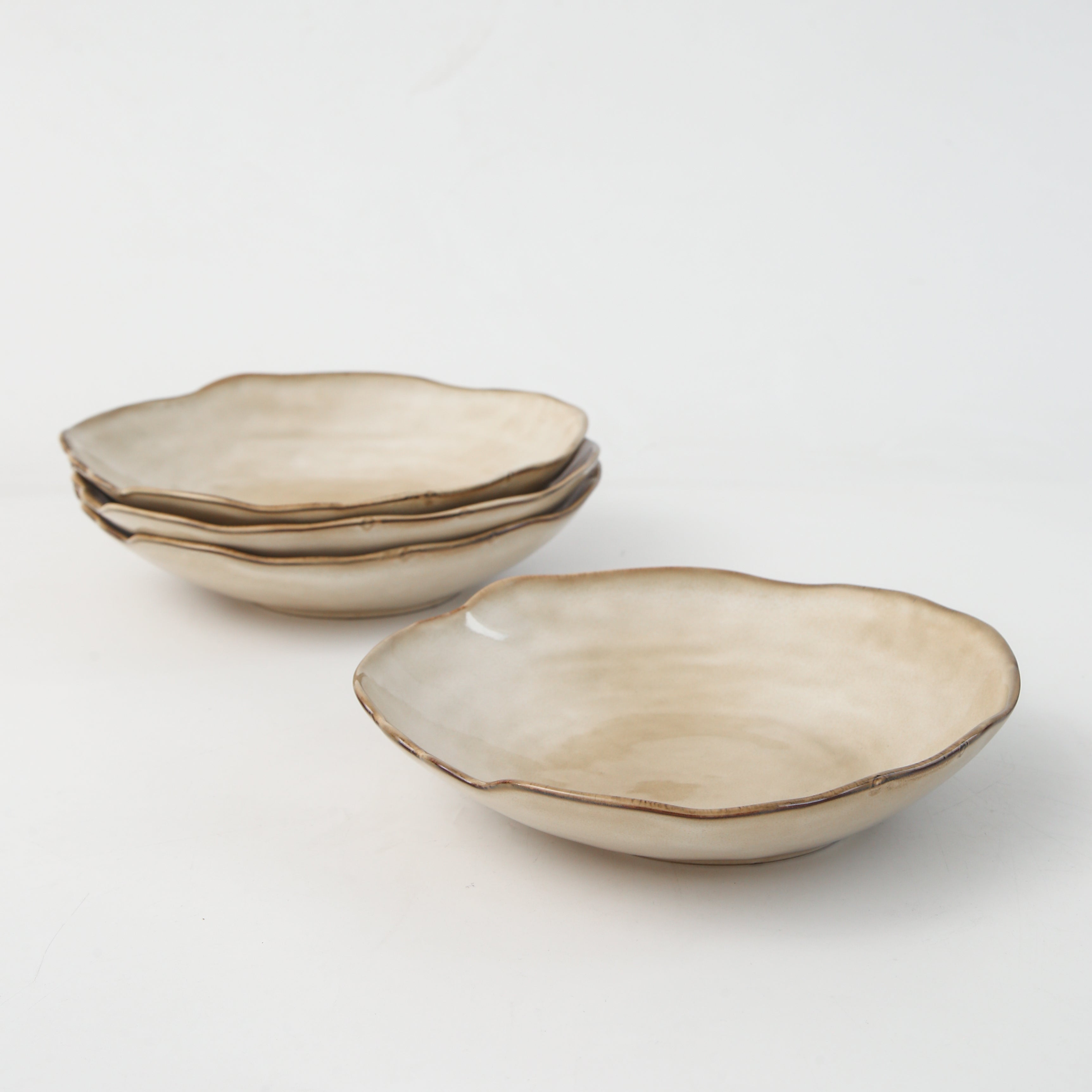 Crema Deep Organic Plate Set