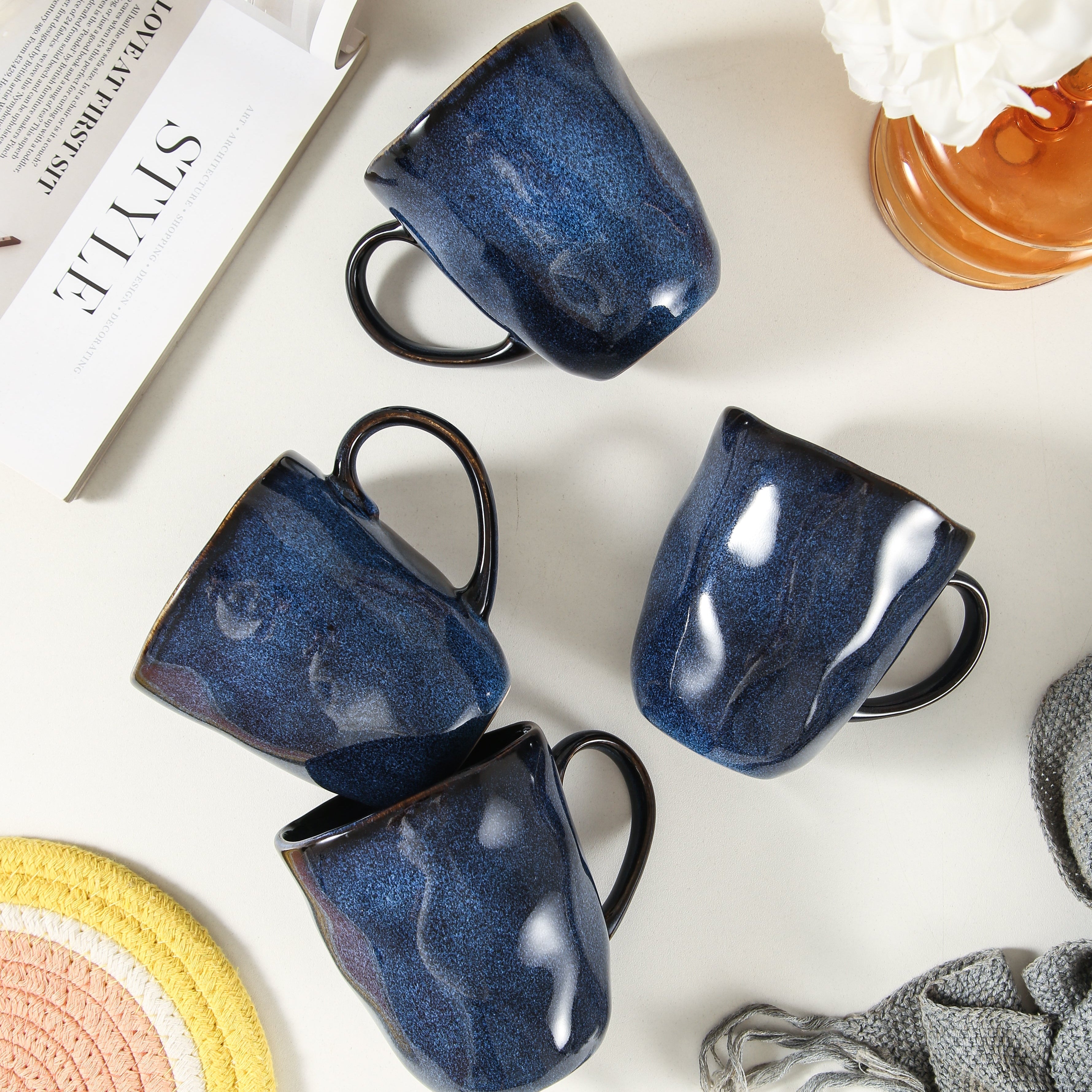 Ocean Blue Organic Mug Set