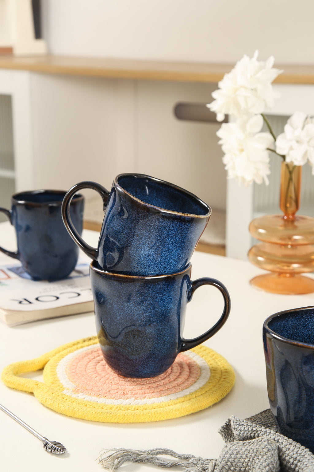 Ocean Blue Organic Mug Set