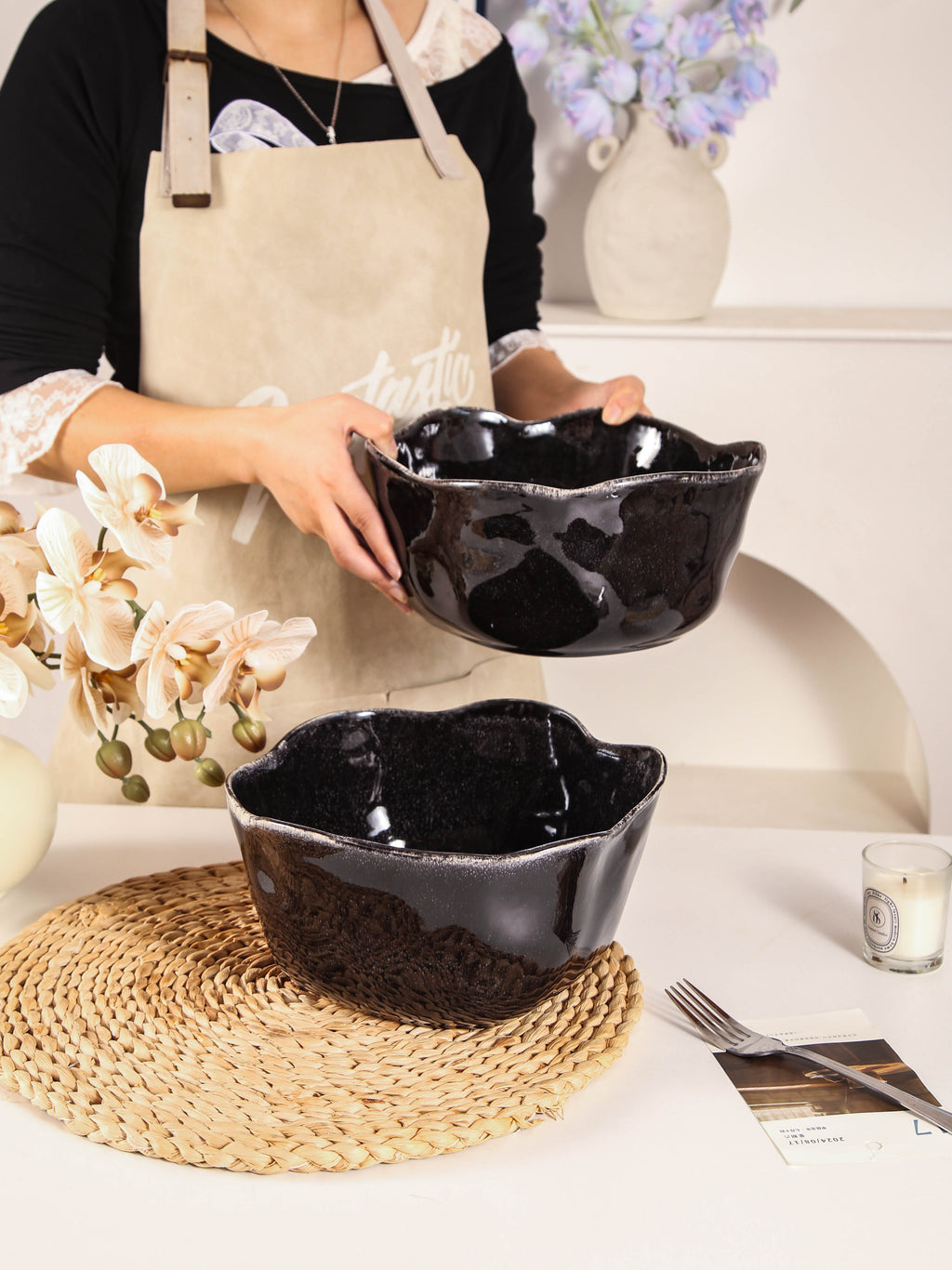 Imperial Onyx Organic Deep Bowl Set