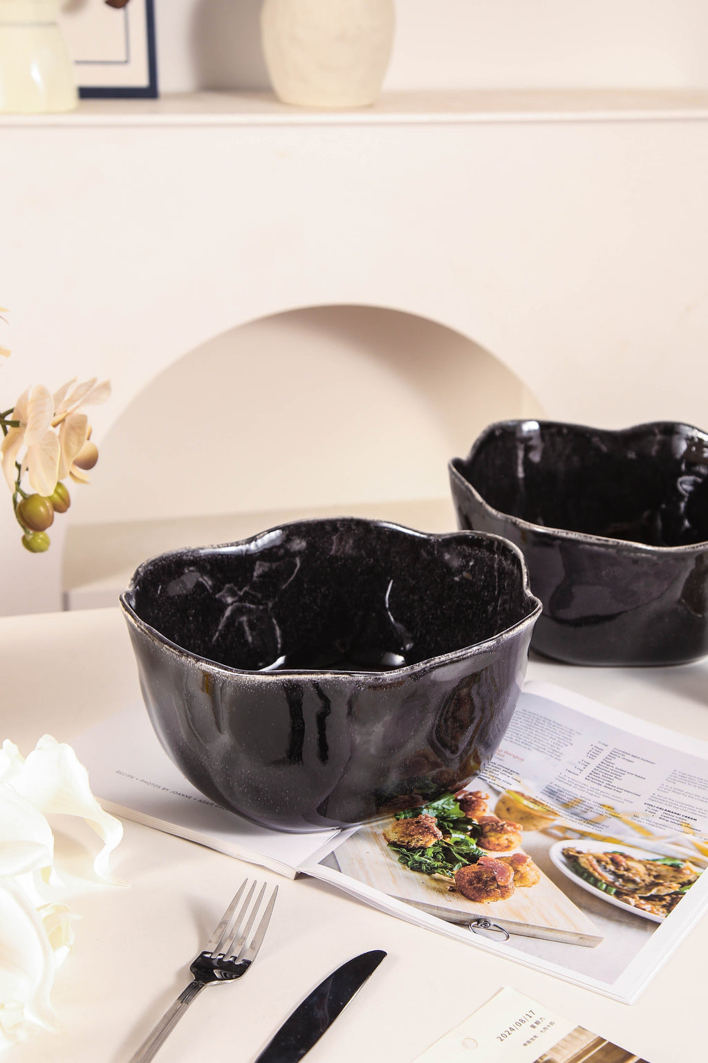 Imperial Onyx Organic Deep Bowl Set