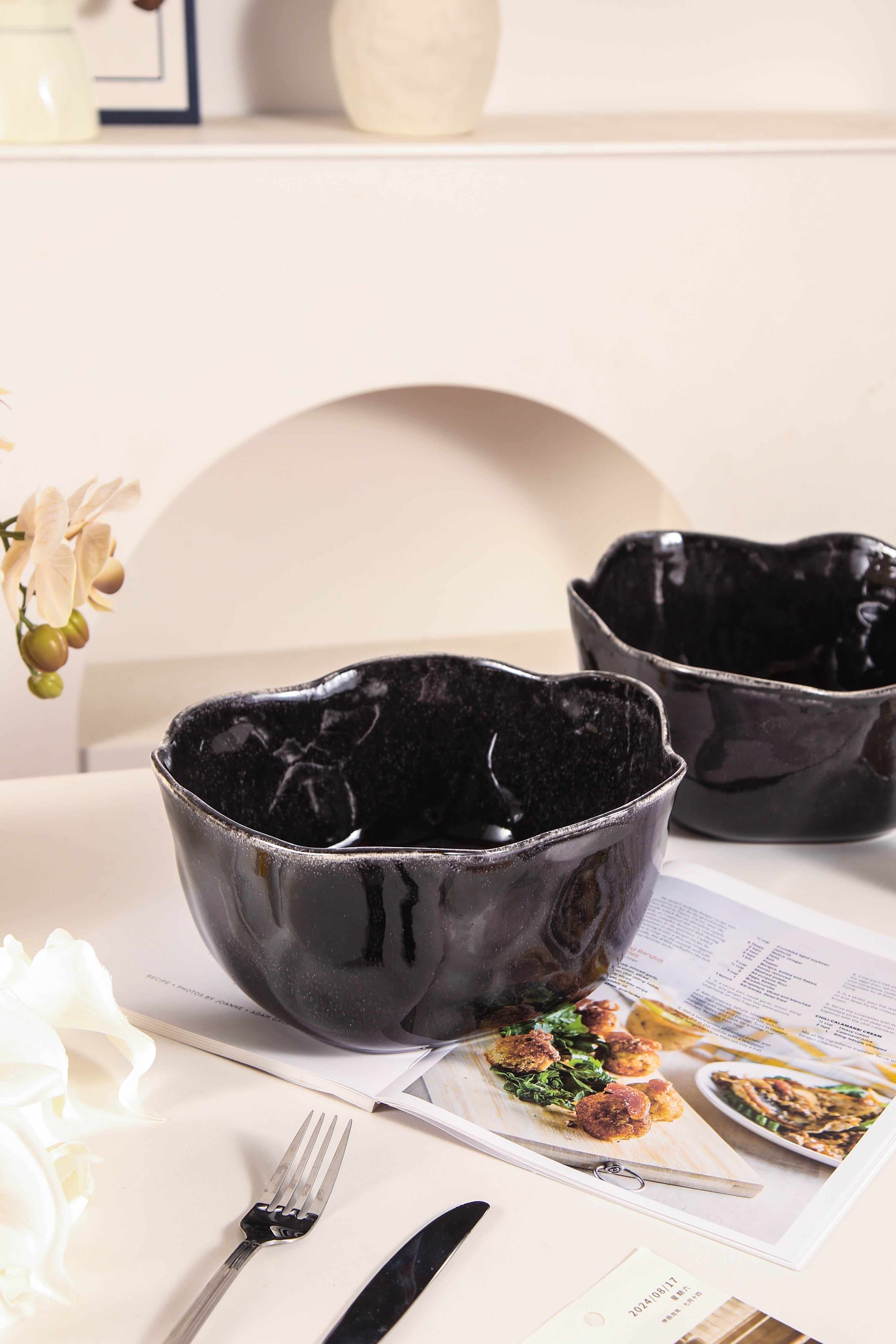 Imperial Onyx Organic Deep Bowl Set