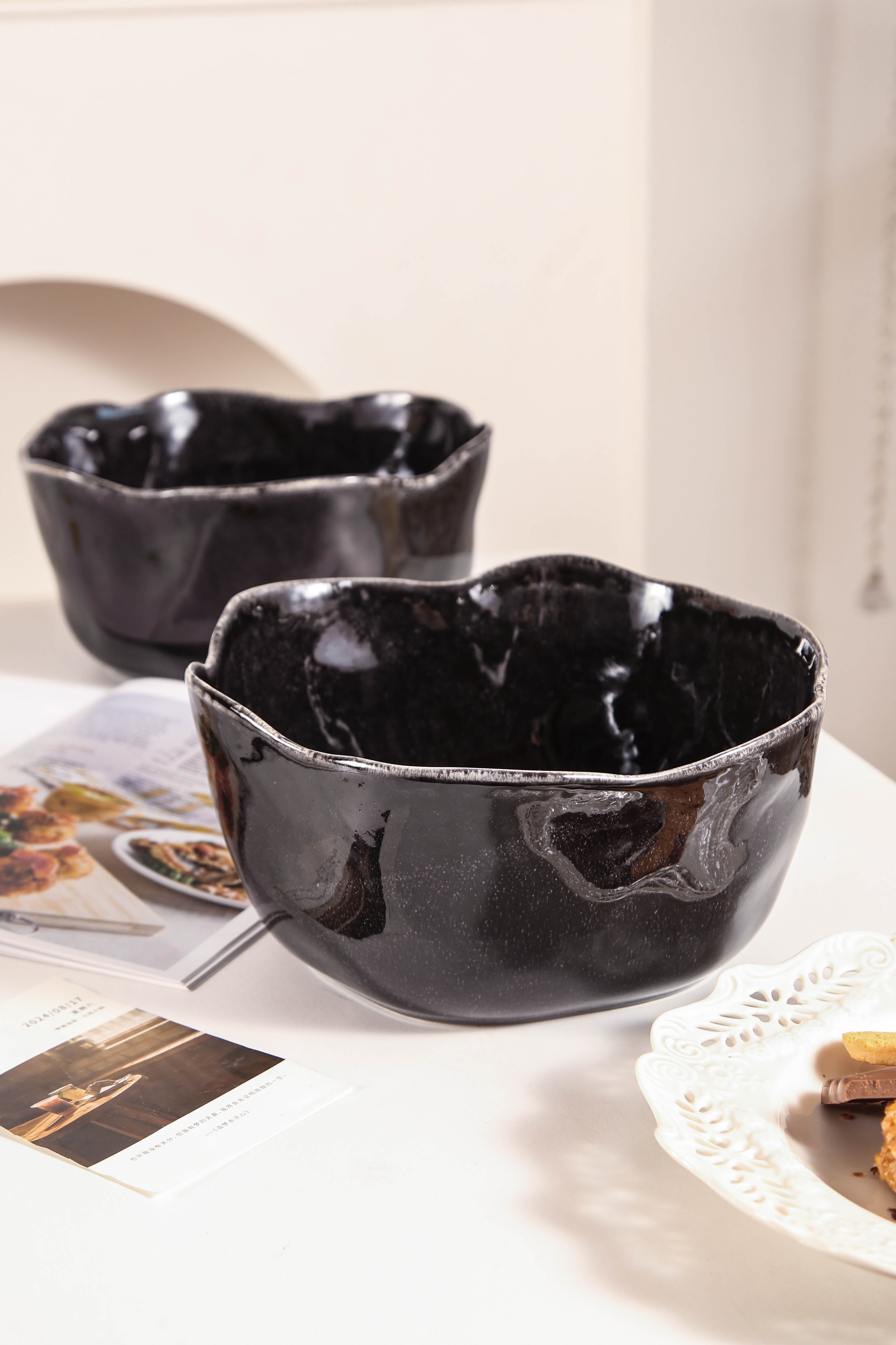 Imperial Onyx Organic Deep Bowl Set
