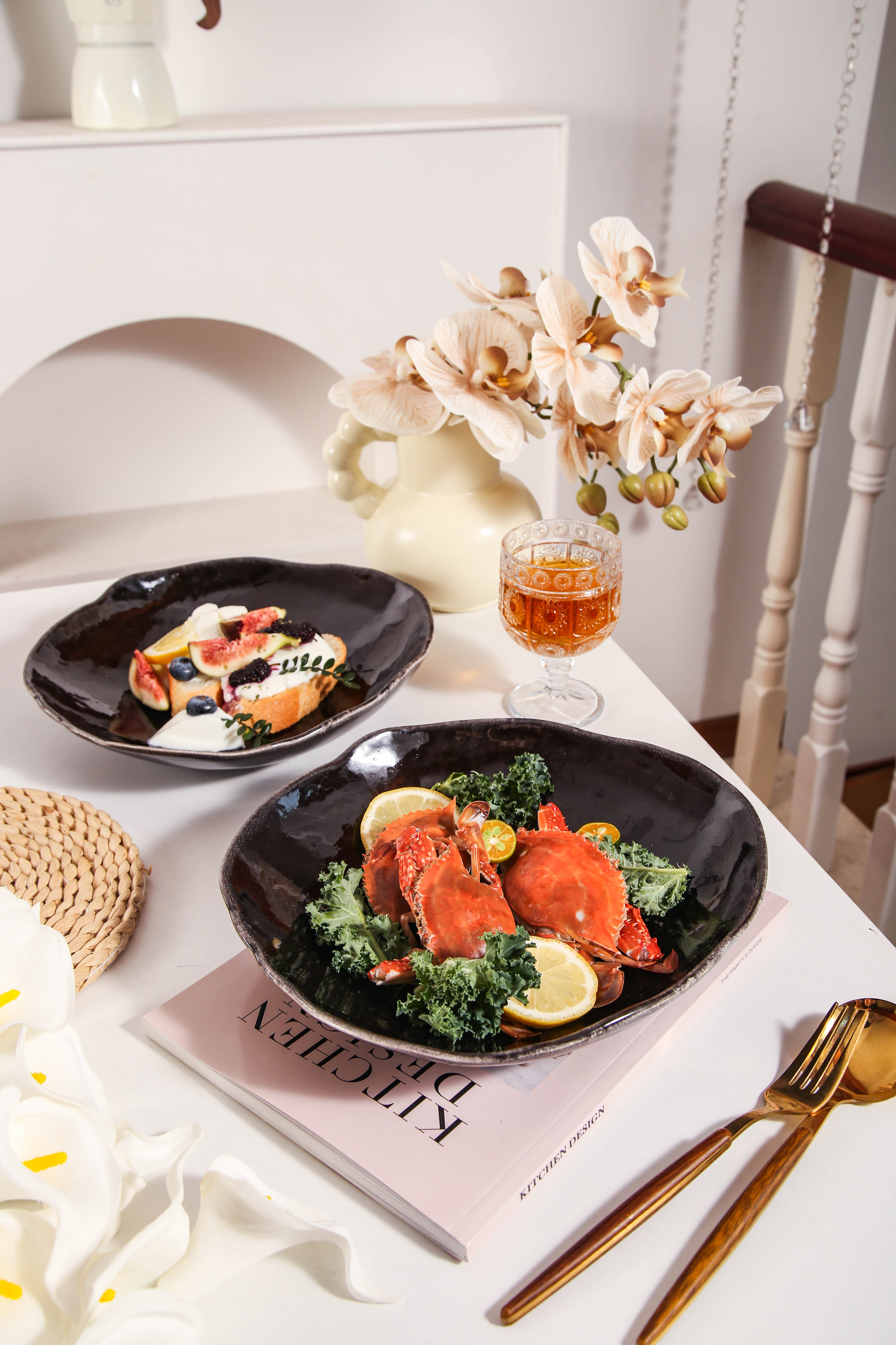 Imperial Onyx Organic Deep Plate Set (Copy)