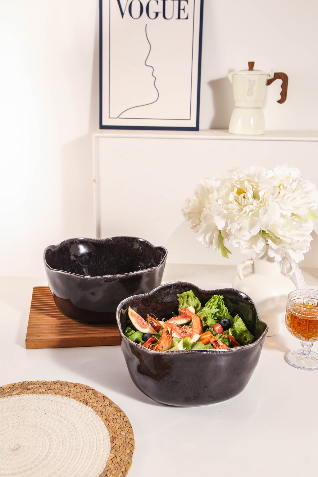 Imperial Onyx Organic Deep Bowl Set