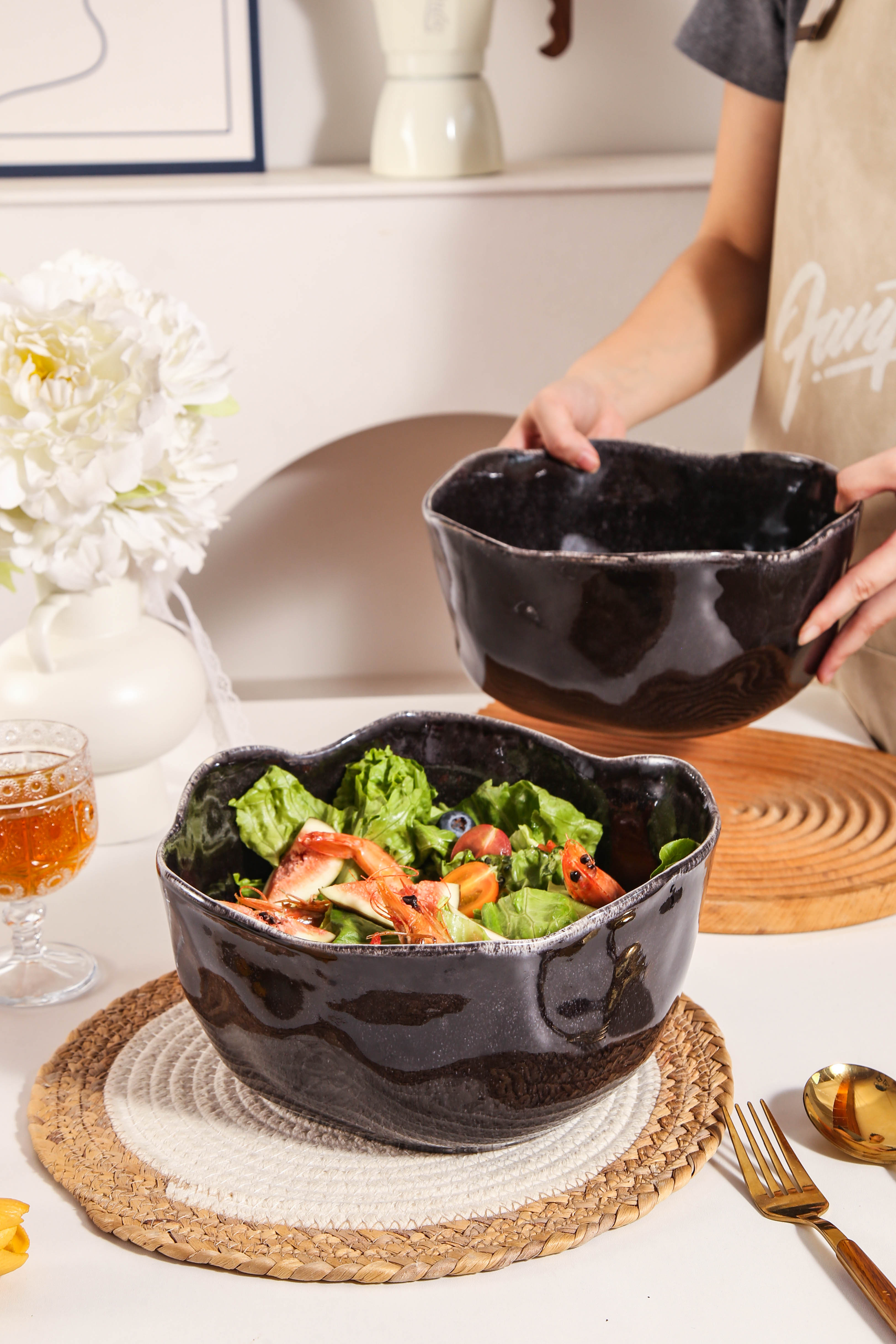Imperial Onyx Organic Deep Bowl Set